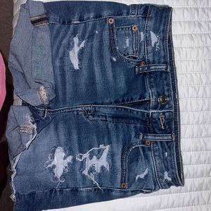 american eagle jean shorts